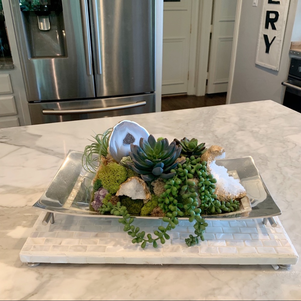 Succulent & Precious Stone Arrangement - Picture 3 of 3